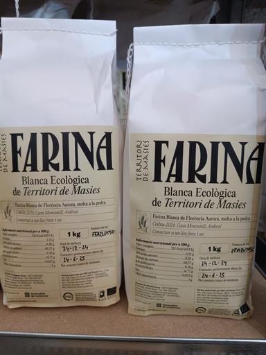 Farina blanca de Florència Aurora eco - Territori de Masies
