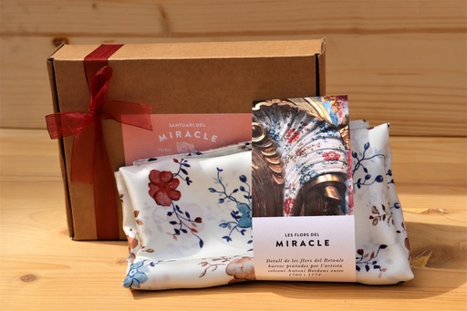 Mocador de seda natural del Miracle - PRODUCTES DEL SANTUARI DEL MIRACLE